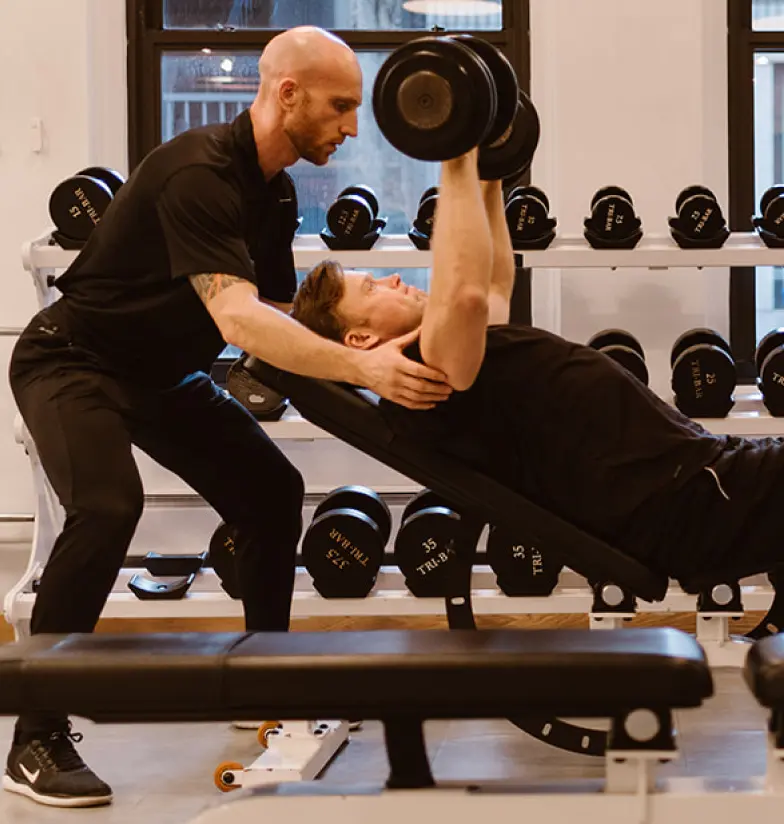 Private training space at SportsLab NYC Midtown Manhattan